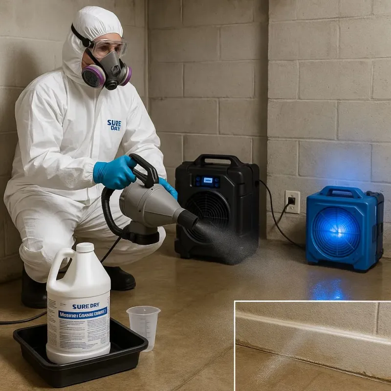 Sanitization and Odor Removal process in New Castle, VA