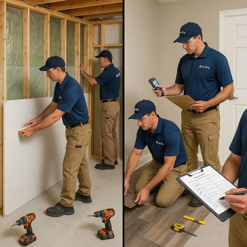 Repairs and Reconstruction process in New Castle, VA